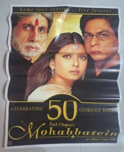 MOHABBATEIN BOLLYWOOD MOVIES POSTER