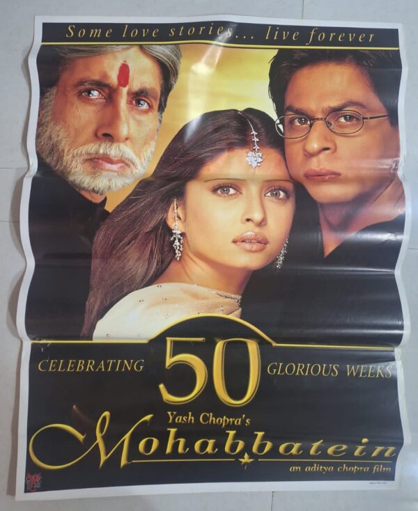 MOHABBATEIN BOLLYWOOD MOVIES POSTER