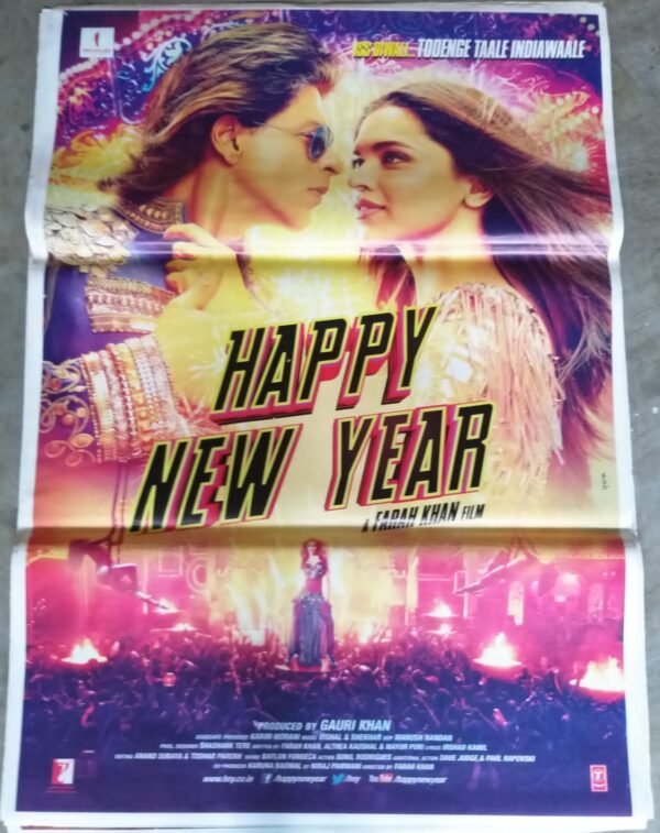 HAPPY NEW YEAR bollywood movies poster