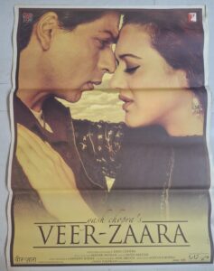 VEER ZAARA bollywood movies poster