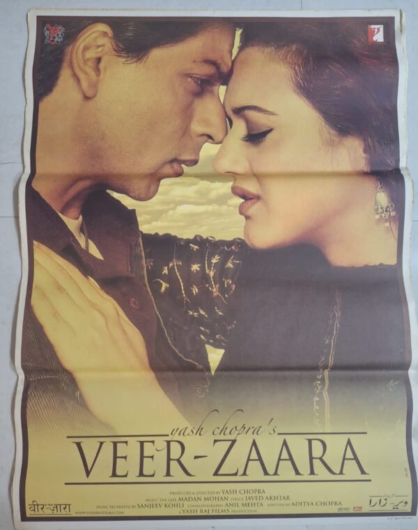 VEER ZAARA bollywood movies poster
