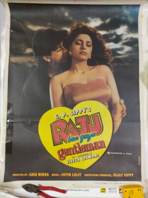 RAJU BAN GAYA GENTALMEN bollywood movies poster