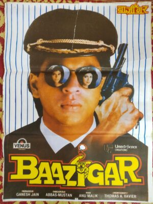 BAAZIGAR bollywood movies poster