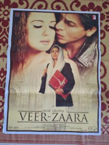 VEER ZAARA bollywood movies poster