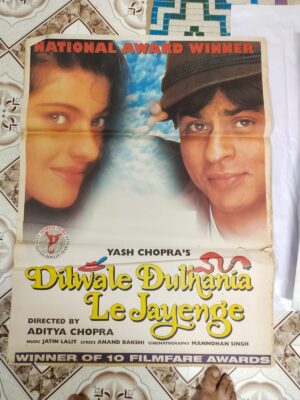 DILWALE DULHANIA LE JAYENGE bollywood movies poster