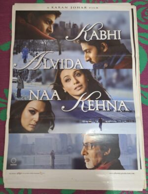 KABHI ALVIDA NAA KEHNA bollywood movies poster