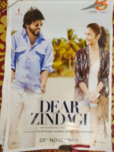 DEAR ZINDAGI bollywood movies poster