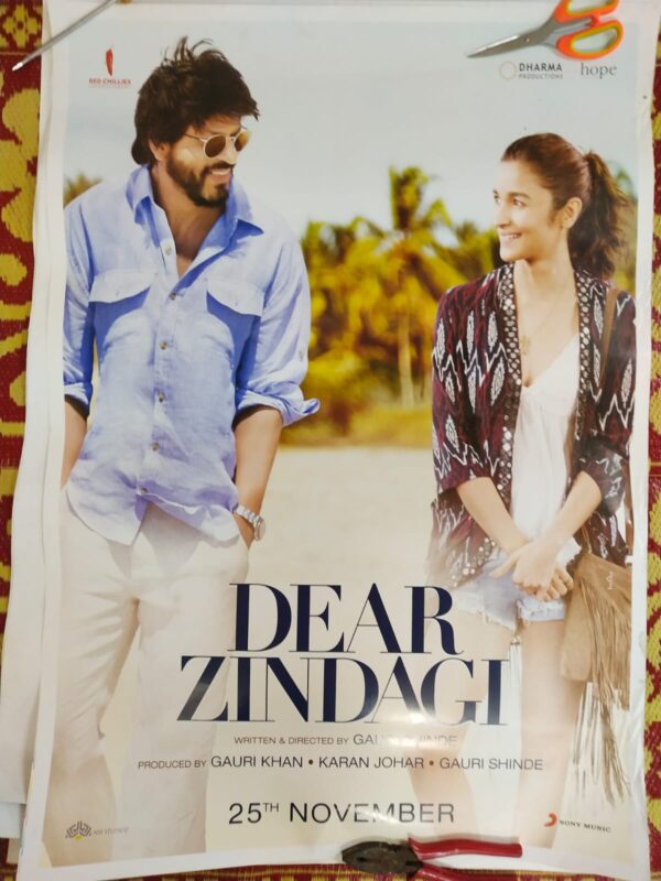 DEAR ZINDAGI bollywood movies poster