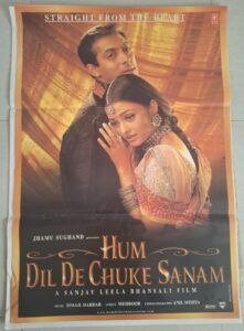 HUM DIL DE CHUKE SANAM bollywood movies poster
