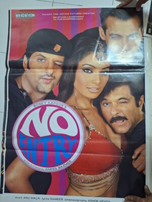 NO ENTRY bollywood movies poster