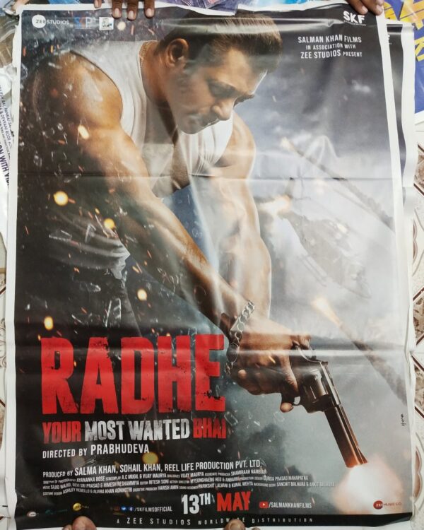 RADHE bollywood movies poster