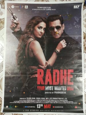 RADHE bollywood movies poster
