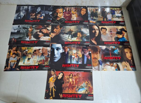 RISHTEY bollywood movies lobby card