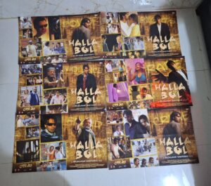 HALLA BOL Bollywood movies lobby card