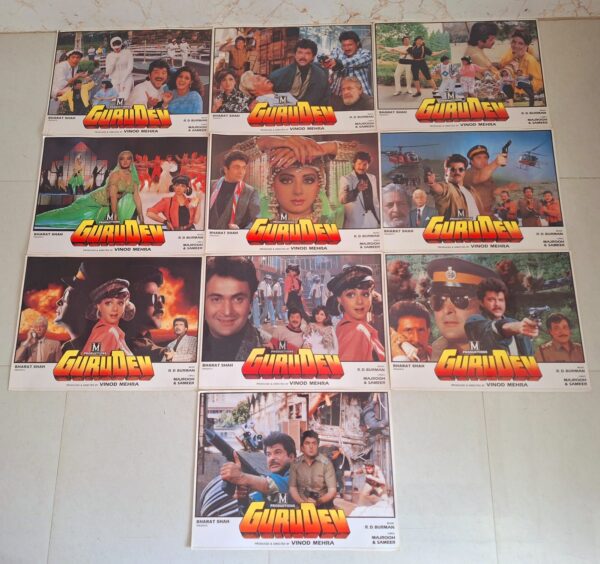 GURUDEV Bollywood movies lobby card