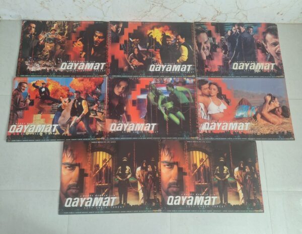 QAYAMAT Bollywood movies lobby card