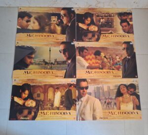 MEHBOOBA Bollywood movies lobby card