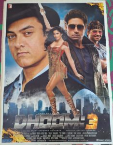 DHOOM 3 bollywood movie poster