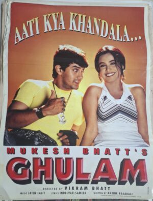Ghulam bollywood movie poster