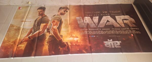 WAR 6 sheet Bollywood poster
