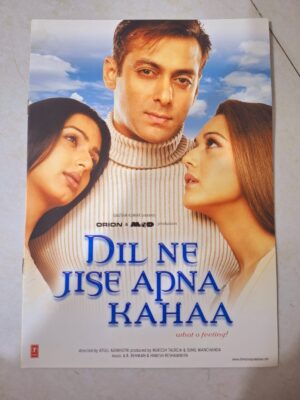 DIL NE JISE APNA KAHA Bollywood movie booket