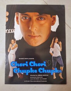 CHORI CHORI CHUPKE CHUPKE Bollywood movie Booklet