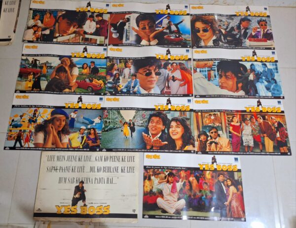 YES BOSS Bollywood movie lobby card