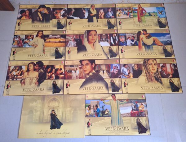VEER ZARA Bollywood movie lobby card