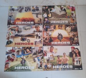 HEROES bollywood movies lobby card