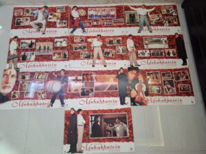MOHABBATEIN Bollywood movie lobby cards