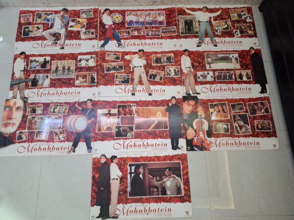MOHABBATEIN Bollywood movie lobby cards