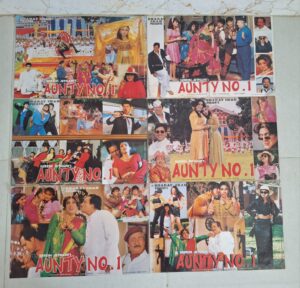 AUNTY NO.1 Bollywood movies lobby card