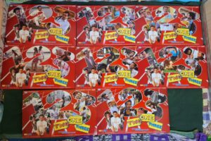 ONE TWO THREE Bollywood movies lobby card