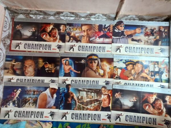 CHAMPION Bollywood movies lobby card