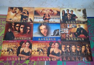 AANKHEN Bollywood movies lobby card
