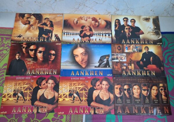 AANKHEN Bollywood movies lobby card