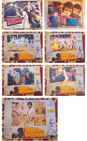 TAQDEER KA BAADSHAH Bollywood movies lobby card