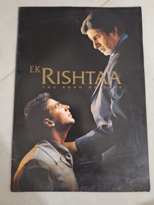 EK RISHTAA Bollywood movie booklet