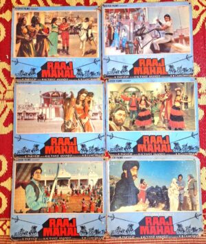 RAJ MAHAL Bollywood movies lobby card