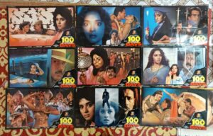 100 DAYS bollywood movie lobby cards