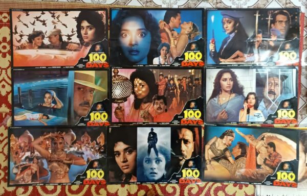 100 DAYS bollywood movie lobby cards