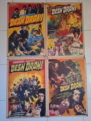 DESH DROHI Bollywood movies lobby card