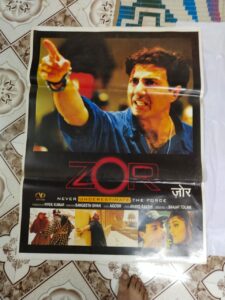 ZOR Bollywood movies lobby card