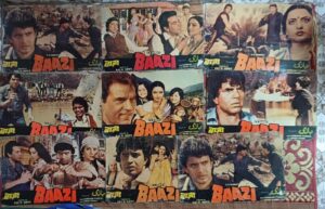 BAAZI Bollywood movies lobby card