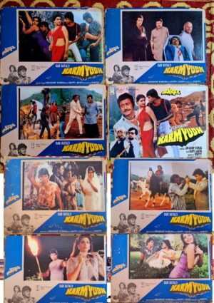 KARAM YUDH Bollywood movies lobby card