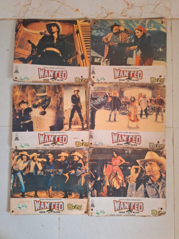 WANTED Bollywood movies lobby card