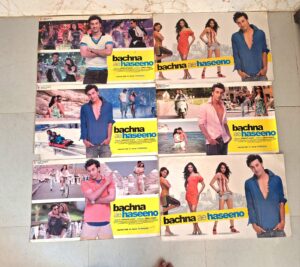 BACHNA AE HASEENO Bollywood movies loobby card