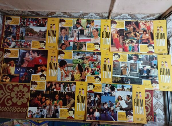 HUM TUM Bollywood movies lobby card