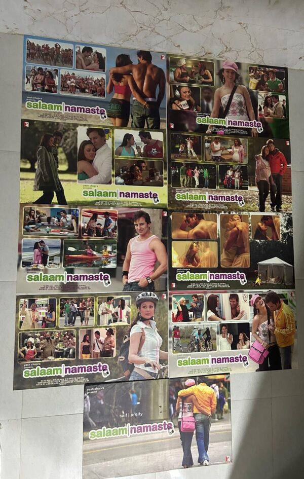 SALAAM NAMASTE Bollywood movies lobby card