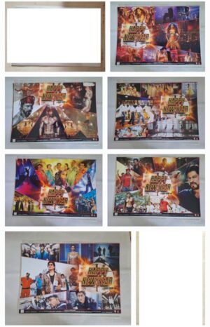 HAPPY NEW YEAR Bollywood lobby card